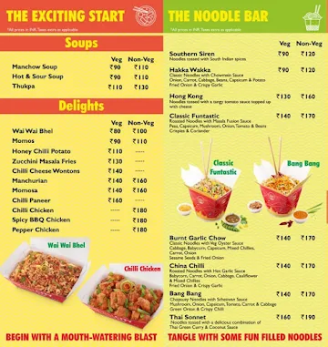 Wai Wai City menu 