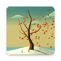 Tree With Falling Leaves Live  icon