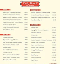 Daily Bread menu 3