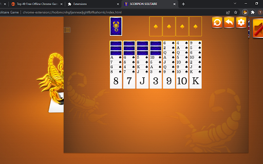 Scorpion Solitaire Game