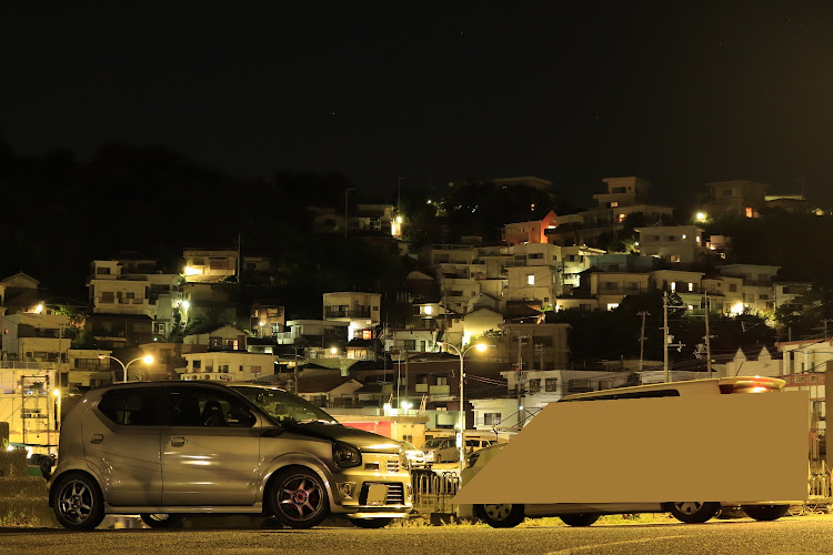 アルトワークスのピックアッ...🤭🤫🤫🤫・雑賀崎の夕暮れ・空気読んで欲しい😫・カメ活に関するカスタム事例の投稿画像10枚目
