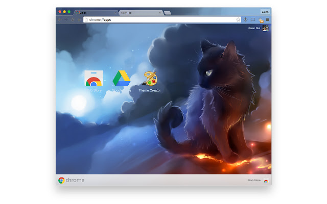 Orion Theme chrome extension