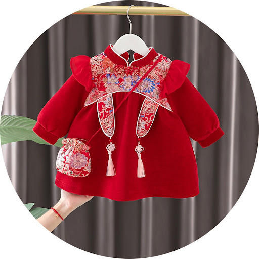 Title 7, Fashion Personality Meisjes Cheongsam Jurk Trad...