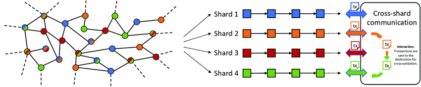 C:\Users\Alp\Desktop\The-sharding-technology-partitions-the-network-into-different-groups-while-each-of-the.png