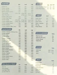 AL- Barquat menu 1