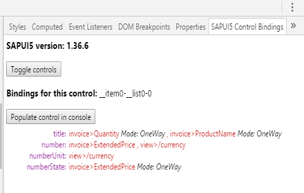 SAPUI5 control Bindings Viewer small promo image