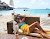 The author relaxes in St. Barts. Spend your day on the beach, at poolside or in some of the island's many boutique shops.