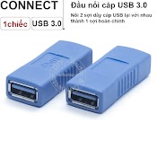 Đầu Nối Usb 3.0 2 Đầu Cái - Usb 3.0 Af Sang Usb Af - Khẩu Nối Cáp Usb 3.0 Female 1 Chiếc