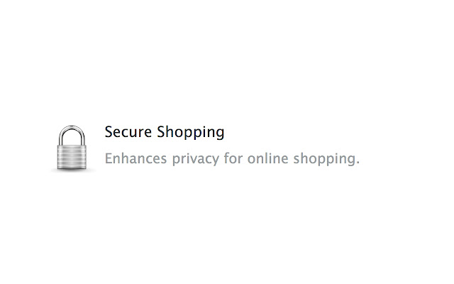 Secure Shopping chrome extension