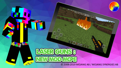 Laser Guns  New Mod MCPE