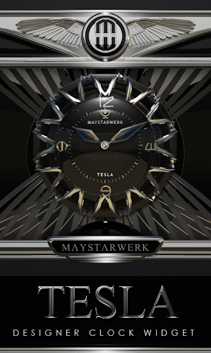 Clock Widget Tesla