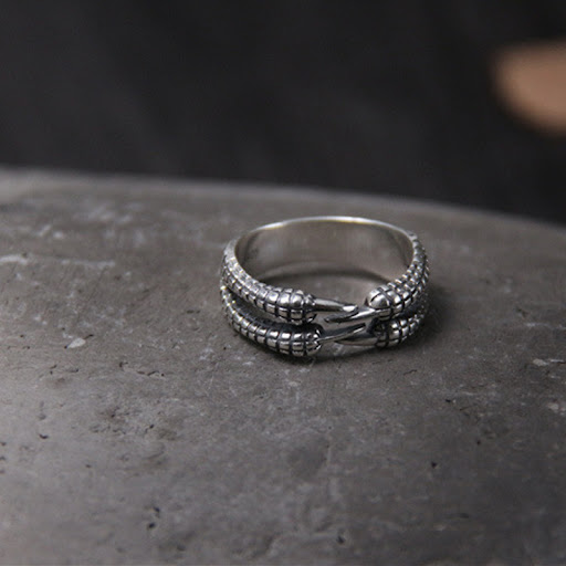 Title 3, S925 Sterling Silver Dragon Claw Personalized D...