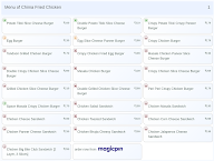 Chima Fried Chicken menu 1