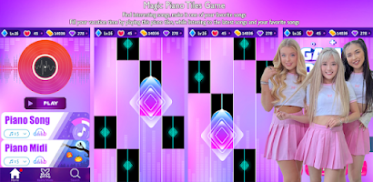 Xo Team Piano Game Tiles Screenshot