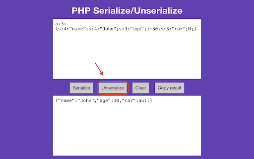 PHP Serialize/Unserialize