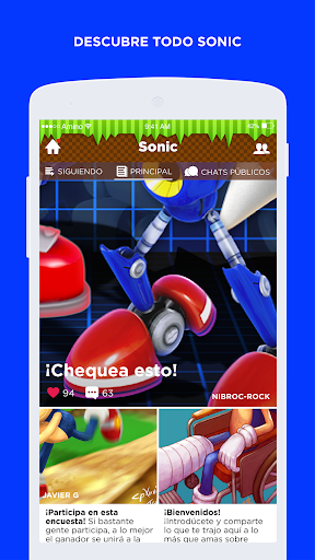 Amino para Sonic en Español  APK MOD screenshots 2