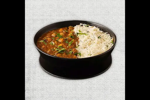 Chole Dhaba Style With Jeera Rice