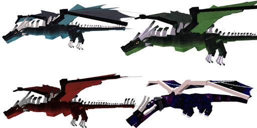 Expansive Fantasy Dragon addon for MCPE