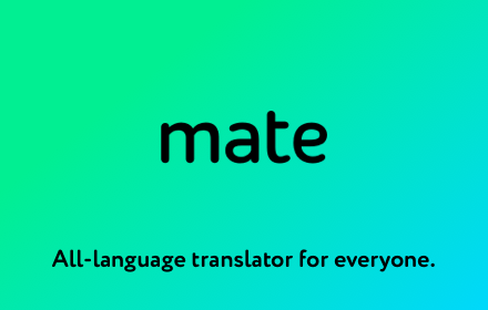 Mate Translate – translator, dictionary small promo image