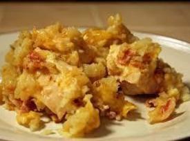 Cheddar chicken casserole