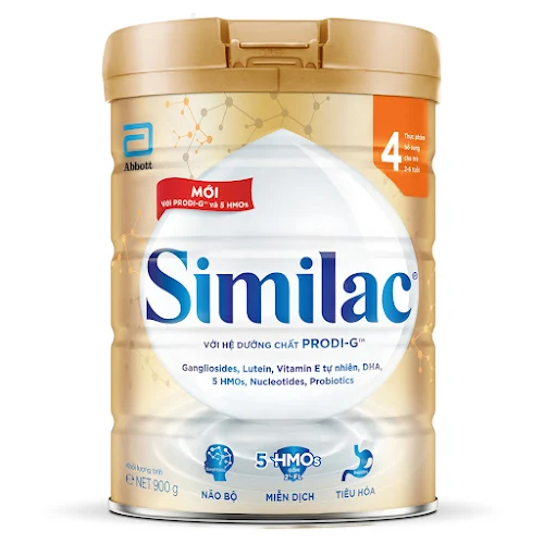 Sữa bột Abbott Similac 4 (HMO) 900g (cho bé 2-6 tuổi)