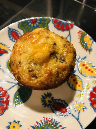 Sausage and cheese muffin 