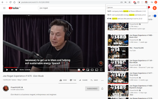 YouTube Captions Search