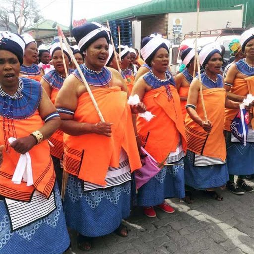 GRAND SHOW: Dancers perform at Isingqi Sethu Wild Coast Cultural Festival, which continues today and tomorrow Picture: MBALI TANANA