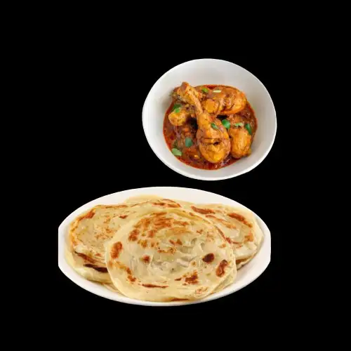 Lachcha Paratha (2 Pieces) + Chicken Kosha(2 Pieces)