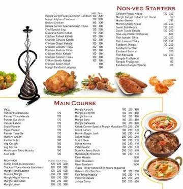 Kebab Corner menu 