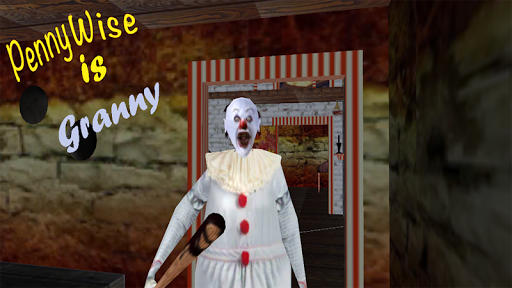 Screenshot Scary Clown Granny Pennywise