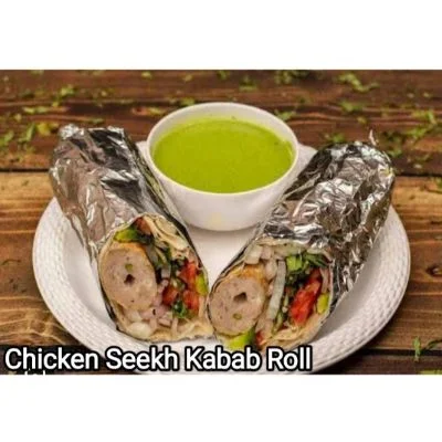 Chicken Seekh Kabab Roll ( 2 P Cs )