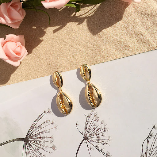 Title 2, Fashion Vintage Earrings Trendy Ocean Style Stu...