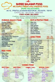 Shree Salasar Food menu 2