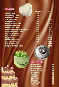 Cakes Adda menu 1