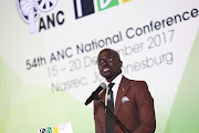 Finance Minister Malusi Gigaba addresses delegates during the Progressive Business Forum breakfast on the sidelines of the 54th ANC Elective National Conference taking place in Nasrec. Image: MASI LOSI