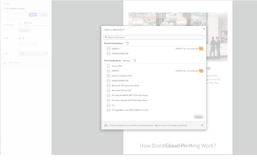 ePRINTit for Chromebooks