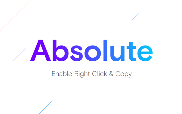 Absolute Enable Right Click & Copy Preview image 1