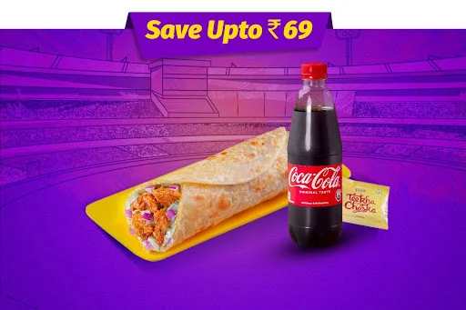 T20 Masala Chicken Tikka Wrap & Beverage Meal At 189