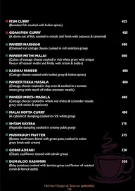 Cafe-65 India Hotel menu 8
