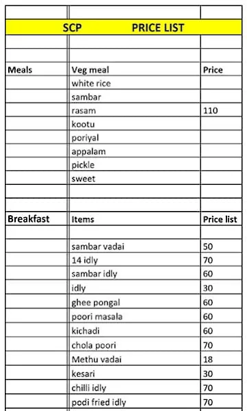 Salem Coffee Point menu 