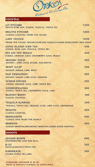 Orkoss Restaurant & Lounge Bar menu 6