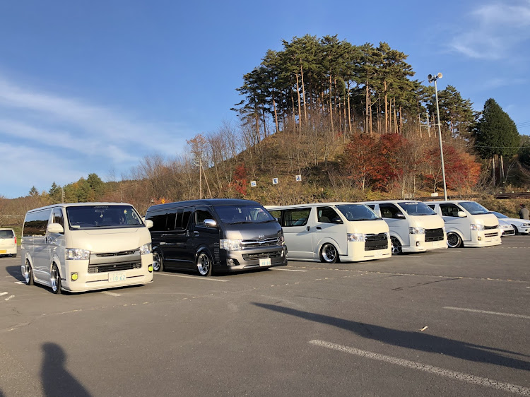 ハイエースバンのチロルの森・LOW-ACE・車検・長野車好きミーティングに関するカスタム事例の投稿画像9枚目