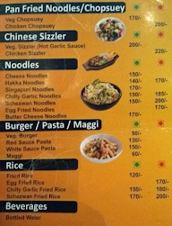 Mr. Chow menu 3