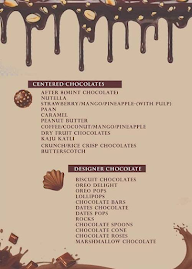 Choco Rocks menu 2