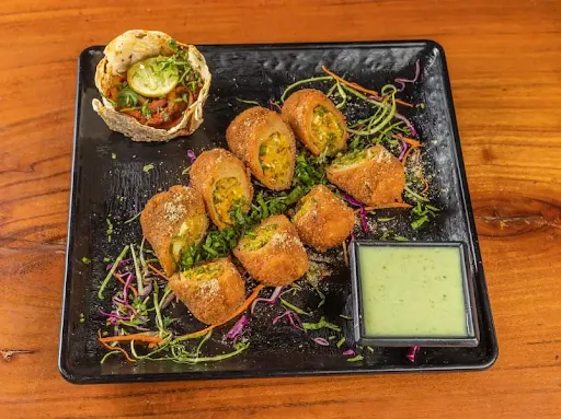 Golden Fried Stuffed Soya