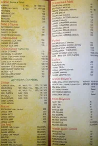 Savoury Restaurant menu 1