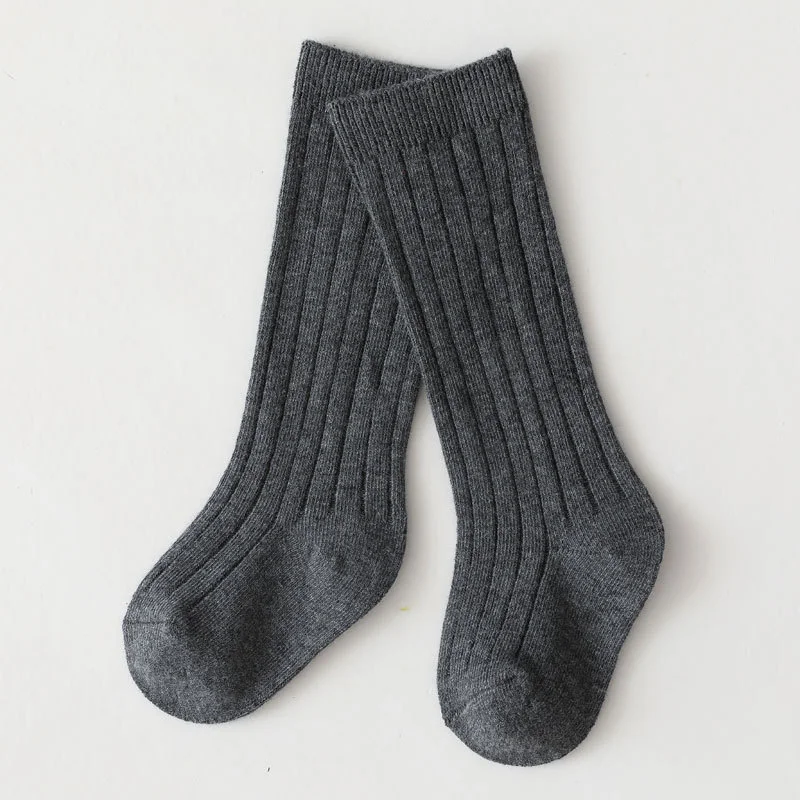 Meias infantis espanholas Pit Stockings Meias médias lisas