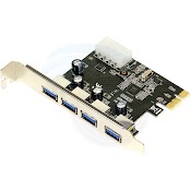 Card Chuyển Đổi Pci Express Sang 4 Cổng Usb 3.0 Mở Rộng Thêm 4 Cổng