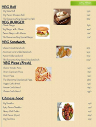 The Shawarma King menu 2